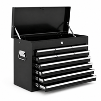 Promotion : Boîte à outils métallique portable Guanpin avec serrure à charnière, pour garage et réparation automobile