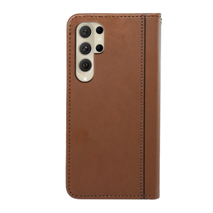 Funda de teléfono de cuero con tapa de lujo para <span class=keywords><strong>Samsung</strong></span> <span class=keywords><strong>Galaxy</strong></span> S25 Ultra S24 Plus A17 A06 ranuras para tarjetas magnéticas funda protectora para libro billetera - Product Image 6