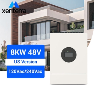 Système <span class=keywords><strong>solaire</strong></span> 8000w, onduleur hybride monophasé, phase divisée, sortie 120v 240v, onduleur de puissance, onduleur 8kw - Product Image 2