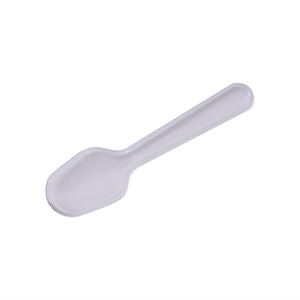 Disposable Transparent Plastic <b>Mini</b> Tasting Spoons For Yogurt Ice Cream Pudding Catering Use 100 <b>Pcs</b> - Product Image 5