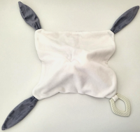 Couverture de sécurité personnalisée en peluche douce en forme de renard, jouets en peluche pour bébés