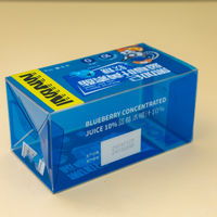 Boîte cadeau en plastique PET jetable écologique avec logo personnalisé Impression UV pour l'emballage alimentaire de bonbons gélifiés