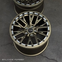 Jantes Beadlock noires usinées forgées 17x10 20x9 pour Chevy Camaro SS 1LE, Cadillac CTS-V, CT4-V Blackwing 5x112 5x114.3