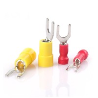 Connecteur de câble à fourche isolé en PVC pour déconnexion rapide, terminal électrique à sertir FDD