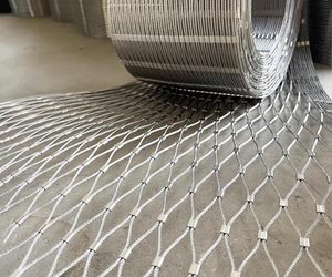 Maille de corde d'acier inoxydable de force forte Flexible de haute qualité tissée à la main SS304 maille de câble métallique à vendre - Product Image 2