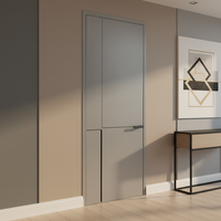 Portes à panneaux de style shaker, porte intérieure classique, porte intérieure à 2 panneaux, porte intérieure à âme creuse imperméable
