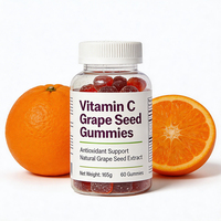 Complément alimentaire en gommes pour la récupération post-fatigue, vitamine C, bonbons à la graine de raisin