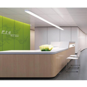 Diseño y Fabricación de Muebles de Recepción en Forma de L para Hospitales, Estilo Europeo, Superficie Sólida, Ecológicos, Muebles para Estación de Enfermería - Product Image 4
