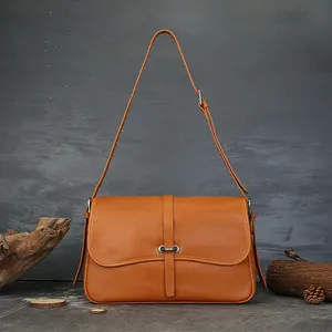 Sac fourre-tout en cuir véritable Redwingy, sac bandoulière pour femme, sac fourre-tout polyvalent à porter sur l'épaule ou en bandoulière, sac de bureau - Product Image 2