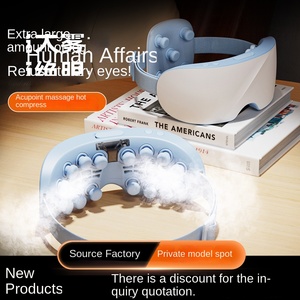 Oogmassageapparaat Stoomverneveling Oog Hydraterend Heet kompres Oogmasker Muziekfunctie Oplaadbaar Type-C-stekker Verlicht de ogen - Product Image 5