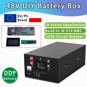 กล่องแบตเตอรี่ Lifepo4 DIY 48V รุ่น Europe Stock 16S 280Ah 300Ah 314Ah 320Ah พร้อม BMS 2A รุ่น JK-PB2A16S20P 200A V19 ระบบ Active Balance 15kw - Product Image 1