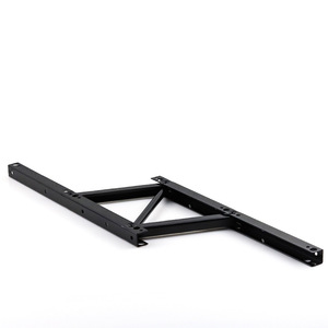 Upper And Lower Buffer Telescopic Frame 380mm Black Metal Hardware For <b>Computer</b> Desk Coffee Table Storage - Product Image 1