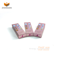 Usine Emballage de crème contour des yeux de maquillage pliable avec impression de logo personnalisé Boîte d'emballage d'emballage en papier cosmétique pour soins de la peau
