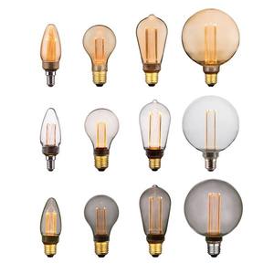 Precio de fábrica Venta caliente ámbar claro regulable <span class=keywords><strong>E27</strong></span> <span class=keywords><strong>G125</strong></span> 2,5 W/3,5 W/4W bombilla Led luces Vintage bombilla de filamento decorativa - Product Image 5