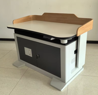Tables de formation pour salles de classe et bureaux, pupitres en acier, podium numérique pour enseignants, plateforme multimédia, pod de présentation multimédia