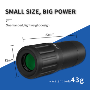 منظار أحادي العين BIJIA <span class=keywords><strong>7x18</strong></span> عالي القوة والجودة للصيد، مع منشور BAK-4 وطلاء FMC أخضر، مدى طويل، ضمان لمدة 3 سنوات للاستخدام الخارجي - Product Image 4