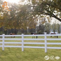 Clôture pour chevaux en PVC vierge, surface lisse, sans entretien, sûre pour les chevaux, clôture de ferme
