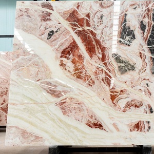 Ý Hồng Picasso đá cẩm thạch sang trọng cần thiết với mơ mộng Blush-tĩnh mạch tương phản cho phòng tắm sử dụng thiết kế 'yêu thích - Product Image 1