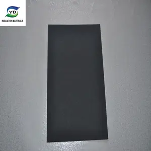 กระดาษไฟเบอร์วัลกาไนส์ฉนวน2.5mm3mm กระดาษใยแก้วหลอมในสีดำ
