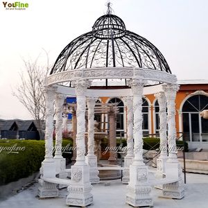 Villa junto a la piscina o Hotel <span class=keywords><strong>de</strong></span> lujo Decoración contemporánea al aire libre Mármol Gazebo moderno - Product Image 1
