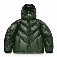 Veste matelassée hydrochromique OEM pour homme, veste d'hiver hydrochromique à capuche, couleur changeante activée par l'eau, manteau d'extérieur chaud rembourré