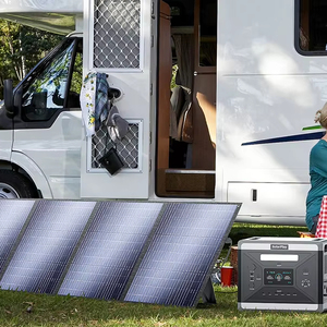 Estación de Energía Portátil de 2400W, Controlador Solar MPPT de 200W, Batería LiFePO4, Corriente Alterna/Auto/Solar, Linterna de Onda Sinusoidal Pura - Product Image 2