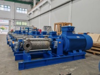 Pompe centrifuge horizontale multi-étages avec pièces internes Duplex 2507, idéale pour la dessalement et les eaux usées ZLD – Approvisionnement direct usine