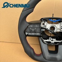 Volant en cuir noir pour Toyota Land Cruiser LC200 LC300 Prado 120 150 200 LC79 LC70 LC76 FJ70 FJ79 FJ200