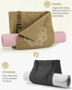 Muestra Gratuita de Bolsa Deportiva de Nailon de Lujo para Mujer, Gran Capacidad, Portátil, Bandolera, Impermeable, para Yoga, Uso Diario y Compras - Product Image 3