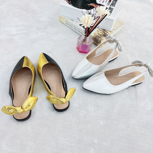 Girls Sandals <b>Pointed</b> <b>Toe</b> Middle Big Children's Princess Back Bowknot High-heeled Shoes Waterproof Breathable PU Upper Summer - Product Image 4