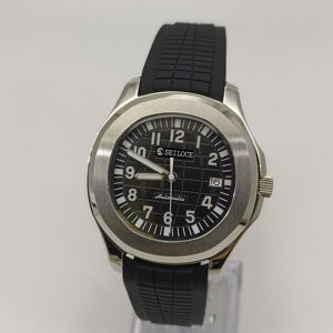 Reloj SEILOCE para Hombre, Marca Japonesa, NH35, Cristal de Zafiro, Luminoso, 40mm, Automático, Correa de Goma, Logotipo Personalizado - Product Image 6