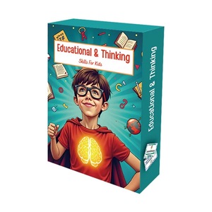 Juego de Tarjetas Educativas Personalizadas con Historias <span class=keywords><strong>para</strong></span> Niños: Módulos de Habilidades de Pensamiento, Alineación Precisa con la Educación Temprana/Aprendizaje en el Hogar - Product Image 1
