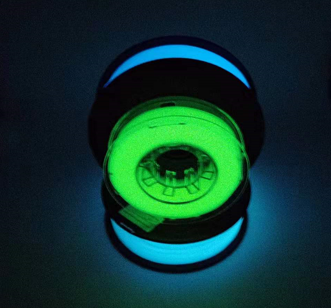 STing3D  Glow in Dark UV Light Temperature Changed  1.75mm PLA Shining 3d Printer Filament Pla Plus Filament 1.75mm