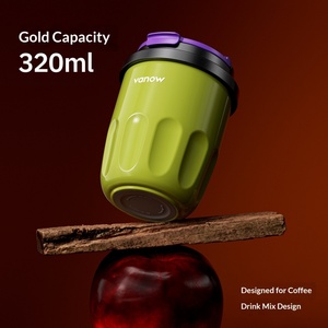 Nuevo Termo Mini para Café 2026, para Chicas, Portátil para Exteriores, de Acero Inoxidable, 320 ml, Aislamiento Térmico de 6 Horas - Product Image 2