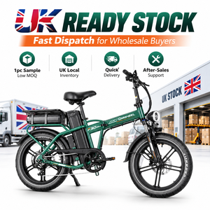 จักรยานไฟฟ้า QMWHEEL F30 Ultra UK Stock E Bike ขนาด 20 นิ้ว พับได้ กำลังไฟ 250W แบตเตอรี่คู่ 70Ah ระยะทางไกล - Product Image 1