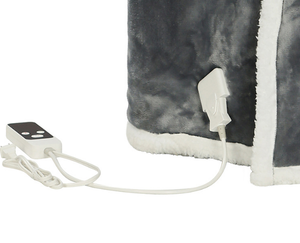 Couverture chauffante portable en polaire avec poche pour les pieds, matelassée, taille King, pour l'hiver - Product Image 3
