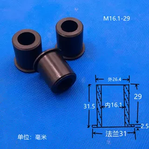 आस्तीन प्लास्टिक असर आस्तीन नायलॉन शाफ्ट grommet कंधे वॉशर प्लास्टिक सील गैसकेट M6 - Product Image 5
