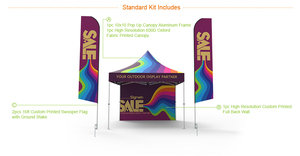 Tente d'auvent d'impression de transfert de chaleur de grand fabricant instantané de campagne de chapiteau pour la concurrence - Product Image 2