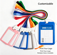 Individuelles Logo Polyester-Schlüsselband mit Haken Siebdruck/Prägedruck Plastikschnalle Ausweiskartenhalter für den Schulanfang
