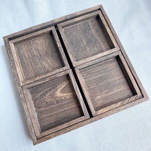 Display personalizzato a base di frutta e cibo tavolo resistente scatola di legno per la colazione <span class=keywords><strong>set</strong></span> di vassoi con manico - Product Image 5