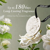 Diffuseur d'arômes suspendu vintage en pierre de plâtre microporeuse naturelle, écologique et de haute pureté, parfum botanique