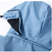 Fournisseur chinois de vêtements de montagne imperméables à fermeture éclair longue et fine, coupe-vent, haute performance, pour adultes