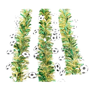 ของตกแต่งปาร์ตี้ฟุตบอล พวงมาลัยรูปทรงเกลียว สายรุ้ง แบนเนอร์ ป้ายแขวน สำหรับวันเกิด วันแข่งขันกีฬา - Product Image 4