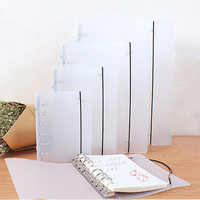 Classeur à anneaux en PP transparent pour bureau et entreprise, formats A5, A6, A4, vente en gros