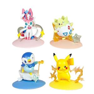 ฟิกเกอร์อนิเมะ pokemones pikachus togepi sylveon 4ชิ้น/เซ็ตโมเดลอนิเมชั่นตุ๊กตาน่ารักของเล่น - Product Image 4