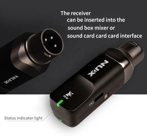 Sistema de Transmisor y Receptor de Micrófono Inalámbrico para Saxofón e Instrumentos de Viento B-6 NUX Micrófono para Saxo - Product Image 4