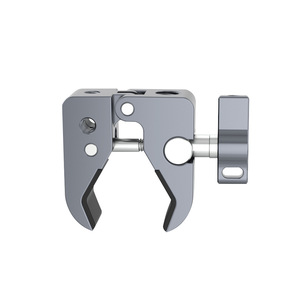 Support de téléphone en alliage d'aluminium CNC à fixation rapide pour moto, vélo, caméra d'action, pince griffe de crabe - Product Image 1