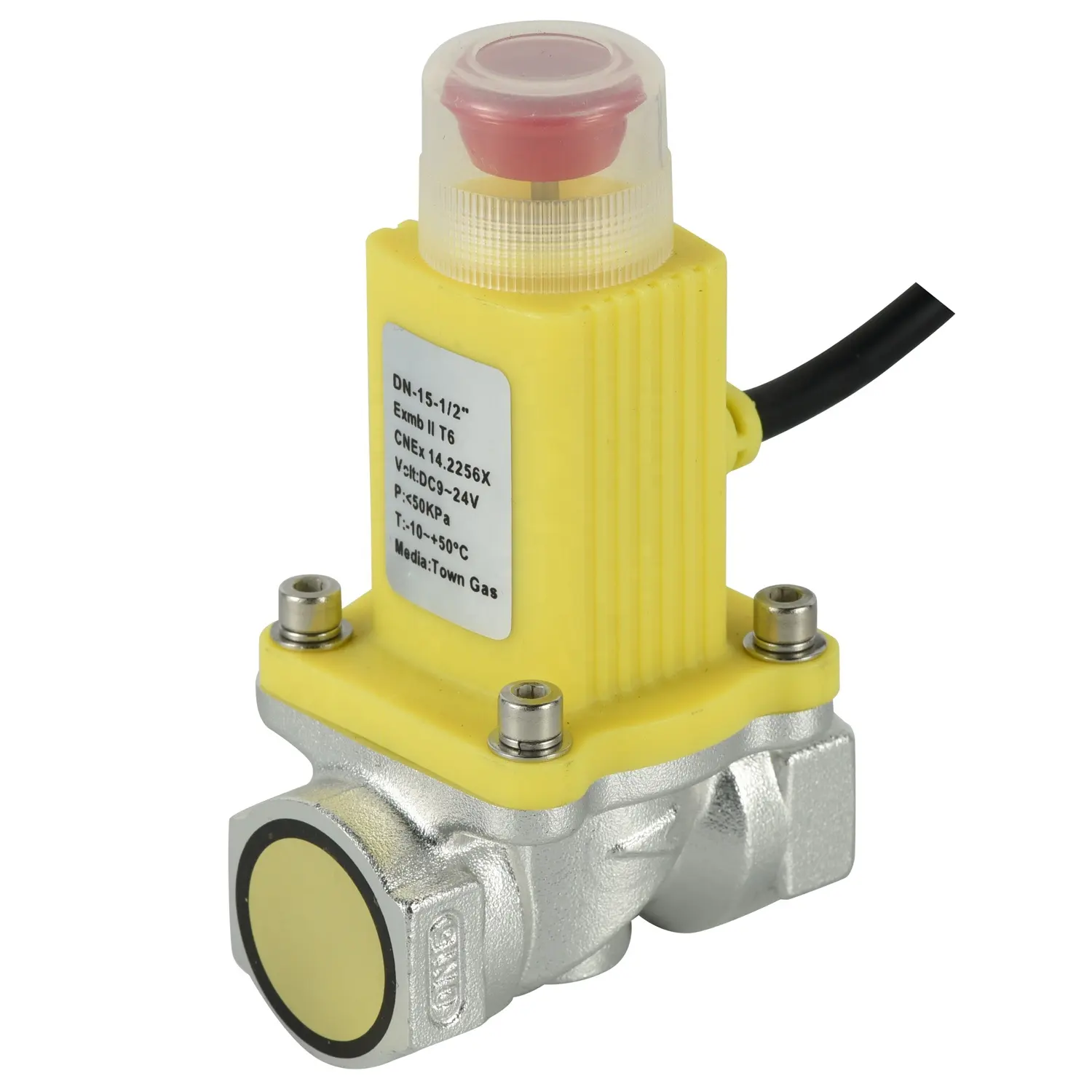 DN15 Gas Emergency Shut Off Solenoid Valves with Home Gas Detectors
