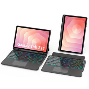 Funda de teclado desmontable con soporte multiángulo retroiluminado de 7 colores para Samsung Galaxy Tab S11, directa del fabricante - Product Image 1