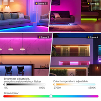 Nouveauté 20KHz Haute Fréquence de Variation PWM WiFi 2.4G RF 3 en 1 Contrôleur LED RGB RGBW RGBCCT